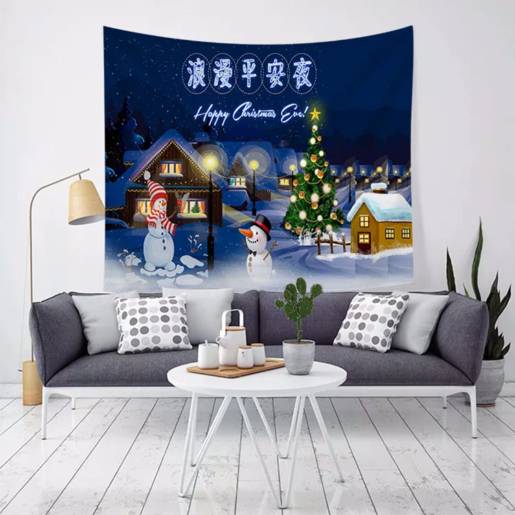 Zeegle Новый год Одеяло домашний настенный гобелен Рождественский Пикник коврики