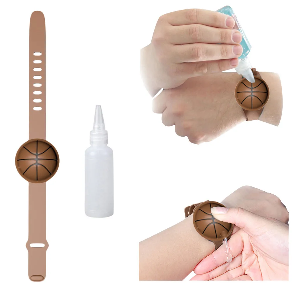1/3/5PCAdult Малыш баскетбол Силиконовые дезинфицирующее средство для рук гель мытья