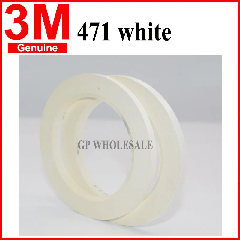 

3M 471 white affixed pvc floor chain line trace identifier warning 5S positioned safety marking hazard tape 5mm~50mm width