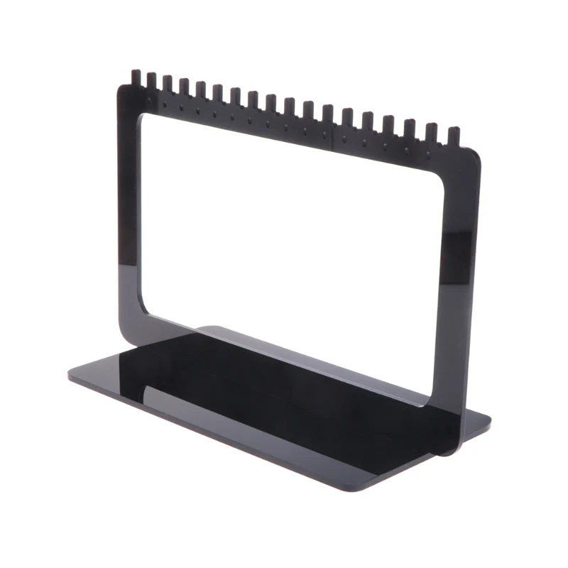 

Jewelry Display Rack Acrylic Rectangle Earrings Organizer Holder Stand Storage