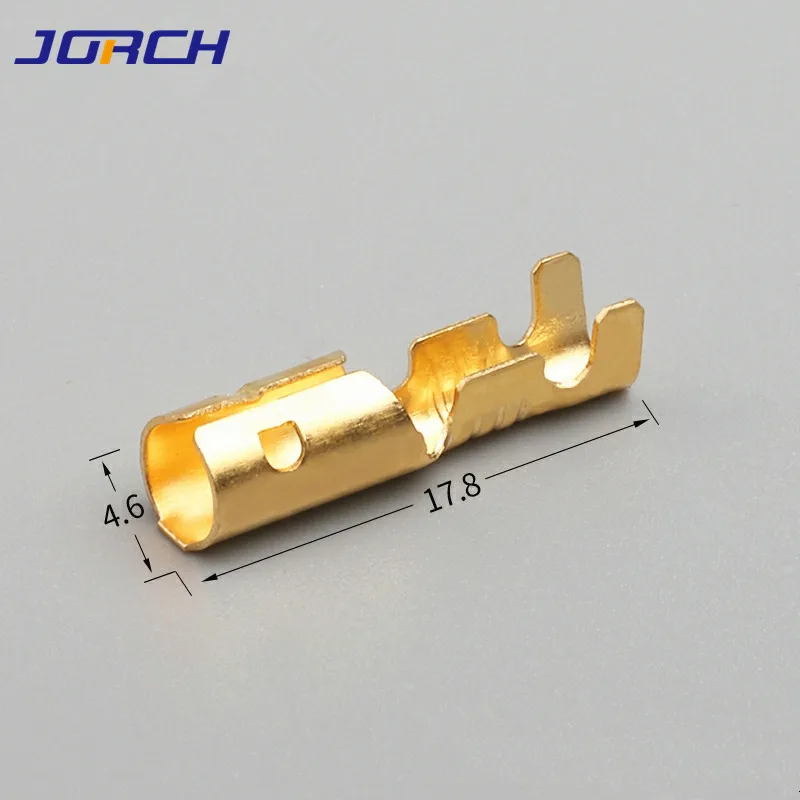 50 комплектов 4 мм Цилиндрический обжимной терминальные проволочные соединители