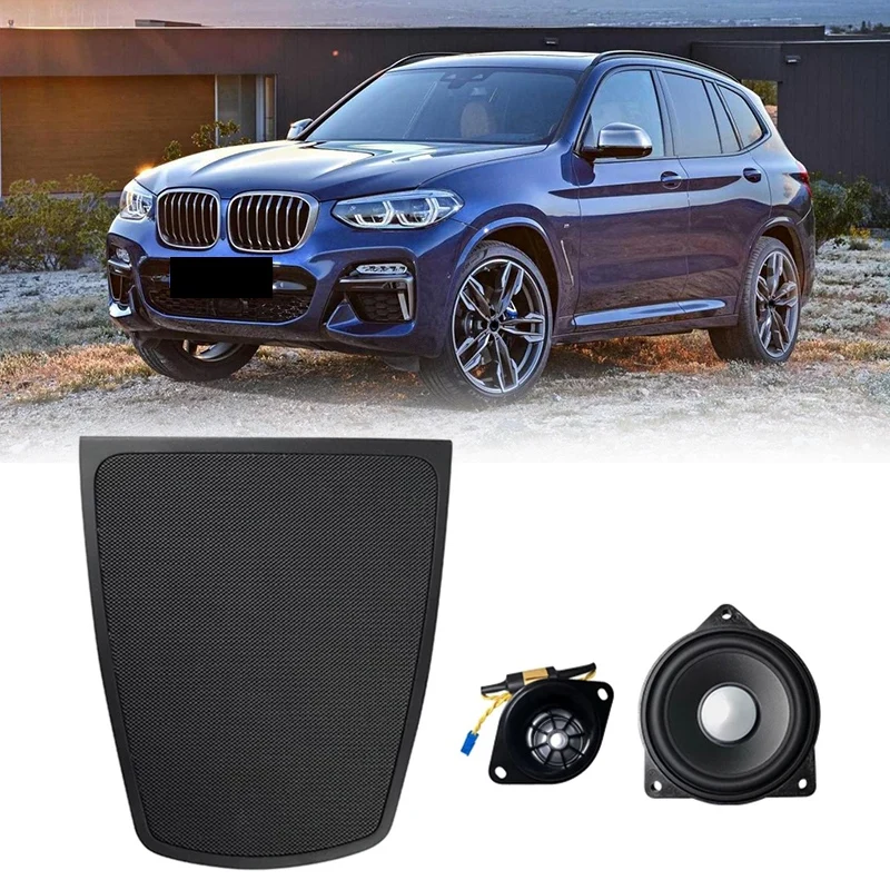 

Автомобильный Центральный динамик приборной панели, обшивка, подходит для BMW F10 F11, передний средний громкий динамик, динамик для обновления ...