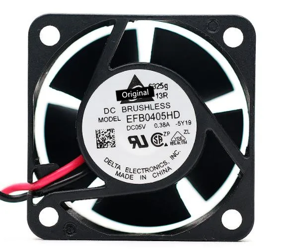 Оригинальный 100% рабочий EFB0405HD 4 см 40 мм 4020 DC 5V 0.38A кулер для компьютера ЦП