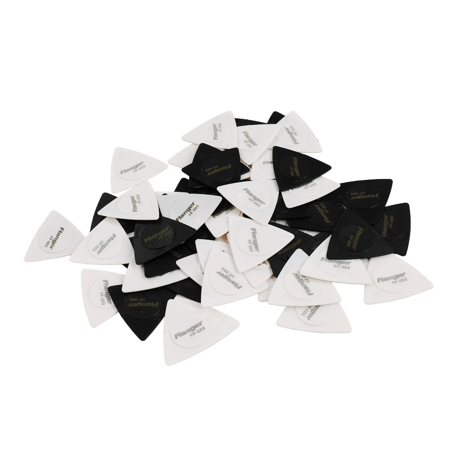 Flanger новинка 100 шт./компл. гитарные медиаторы три в одном 0 5 мм/0 75 мм/1 мм