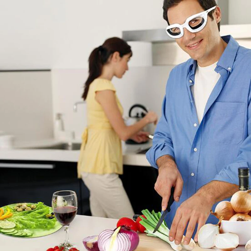 Режущие луковые очки защитные с черным луком без косточек для резки измельчения