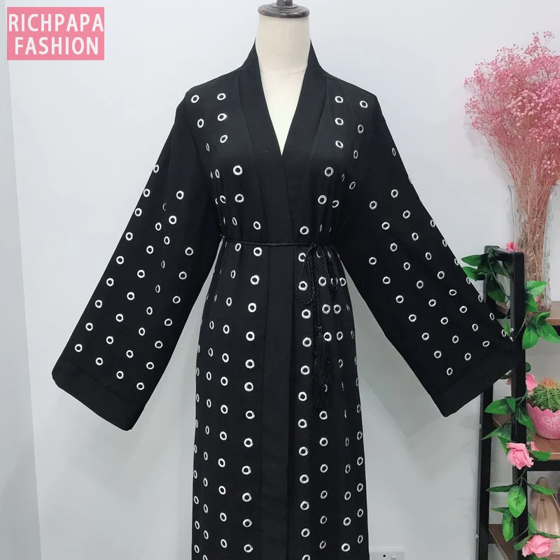 Женское кимоно Caftan Abaya мусульманское платье Дубая индейка женская одежда