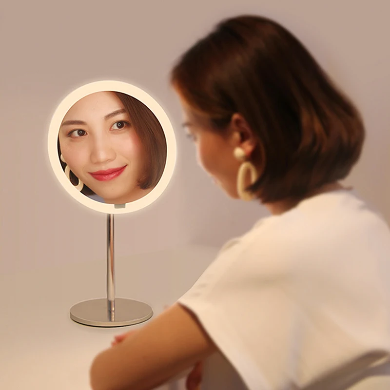 xiaomi Mijia Yeelight портативный светодиодный макияж зеркало со светом затемнения умный датчик движения ночник для xiaomi умный дом