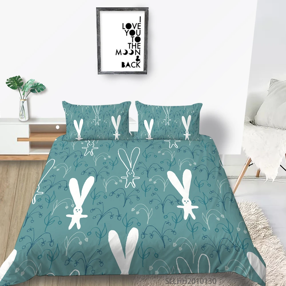 

Sunshine Bedding Set High Quality Print Duvet Cover King Size Bed Gift For Children Modern Home Bed Set Pillowcase Bedclothes