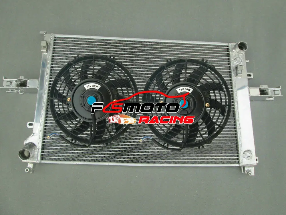 Алюминиевый радиатор + вентиляторы для Volvo S60 2 5 T/R/T5 S80 T6/V8 V70 XC70 X/C L5 2.3L 2.4L 2.5L 2.8L 2.9L Turbo