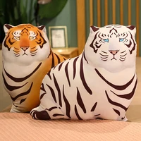 40 50cm simulation plush tiger sleeping pillow soft stuffed forest animals cushion sofa decor cartoon tiger toys for kids gift