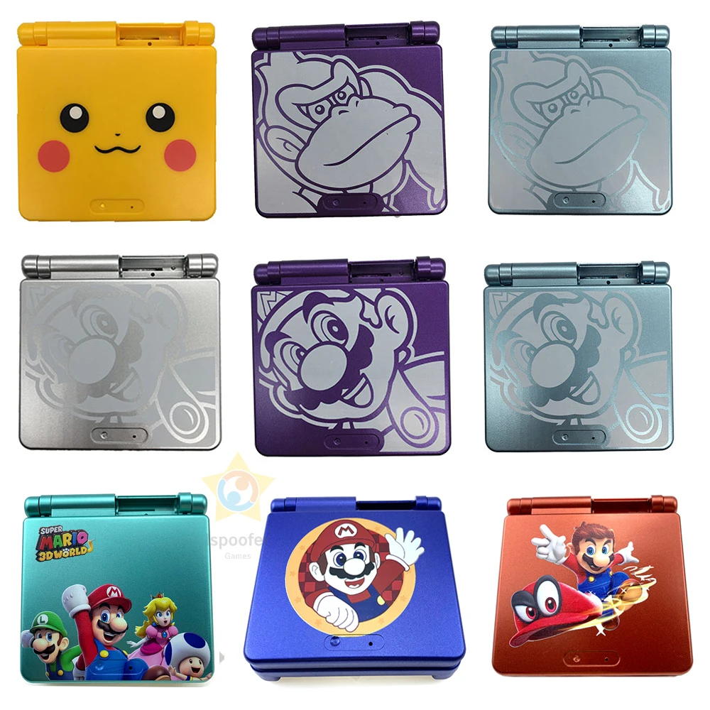 Новейшая версия полный корпус чехол для Navy Gameboy Advance SP игровой консоли GBA