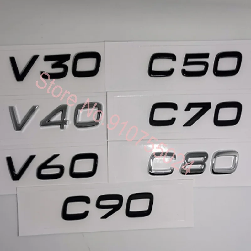 Табличка с логотипом наклейка C30 C40 C50 C60 C70 C80 C90 V30 V40 V50 V60 V70 V80 V90 знак багажника