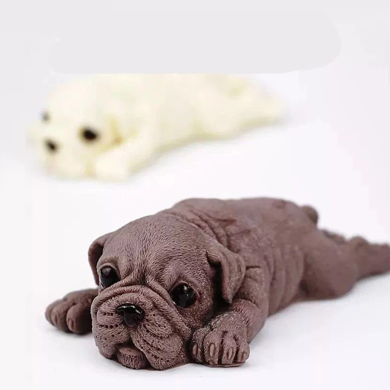 Милые 3d-формочки Shar Pei для собак аксессуары рукоделия силиконовые формочки хлеба