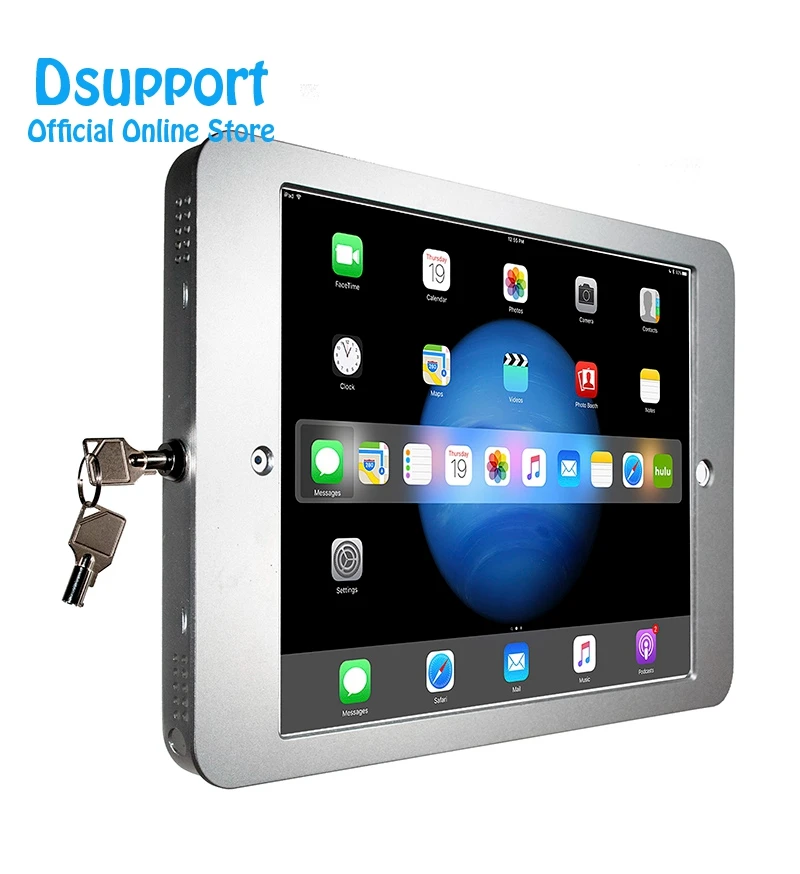 Подходит для iPad Противоугонный дисплей напольная подставка чехол с замком киоск держатель для iPad Pro 12,9 металлический чехол с рамкой безопасности