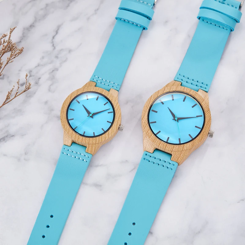 Часы наручные мужские/женские с ремешком из дерева креативные деревянные