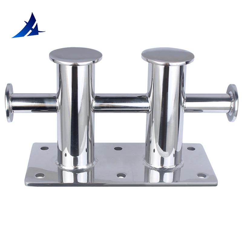 

Boat Accessories Marine Double Cross Bollard Mooring Bitt Cleat 316 Stainless Steel for Boat