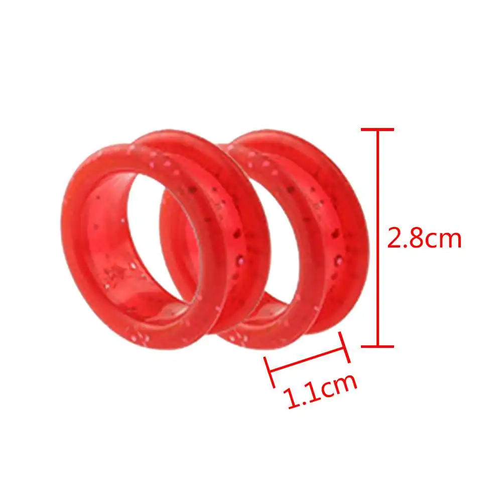 

10pcs Salon Barber Shop Beauty Salon Scissors Accessories Silicone Ring Cover