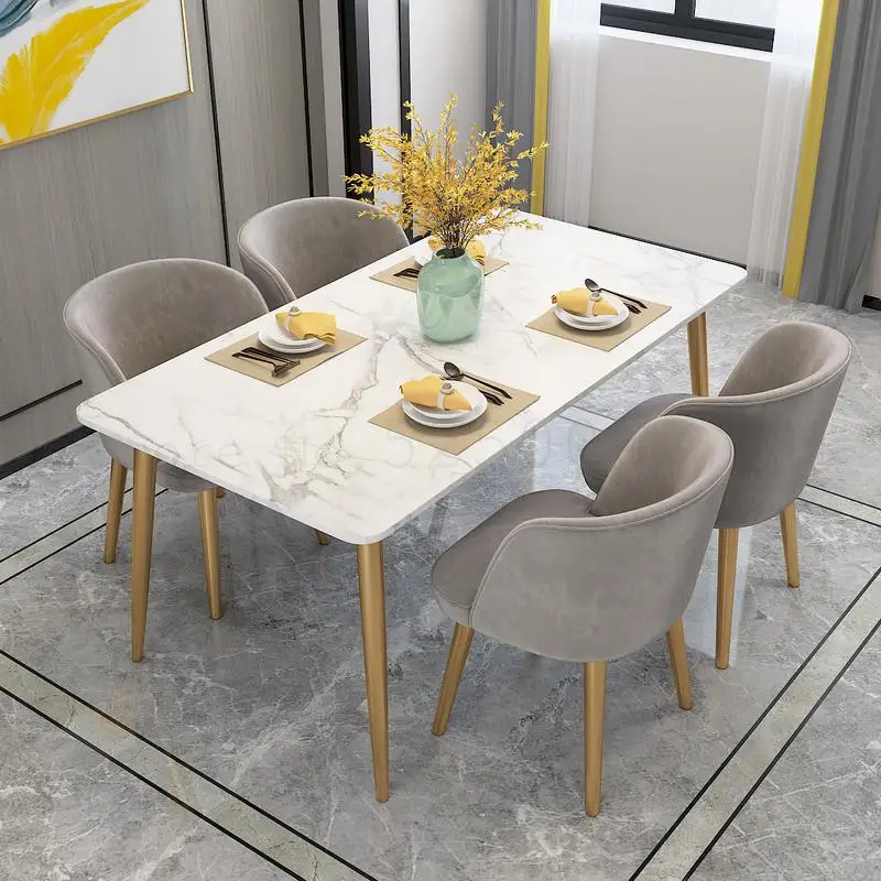 Скандинавский обеденный стул ins сетчатый красный для макияжа чайного магазина