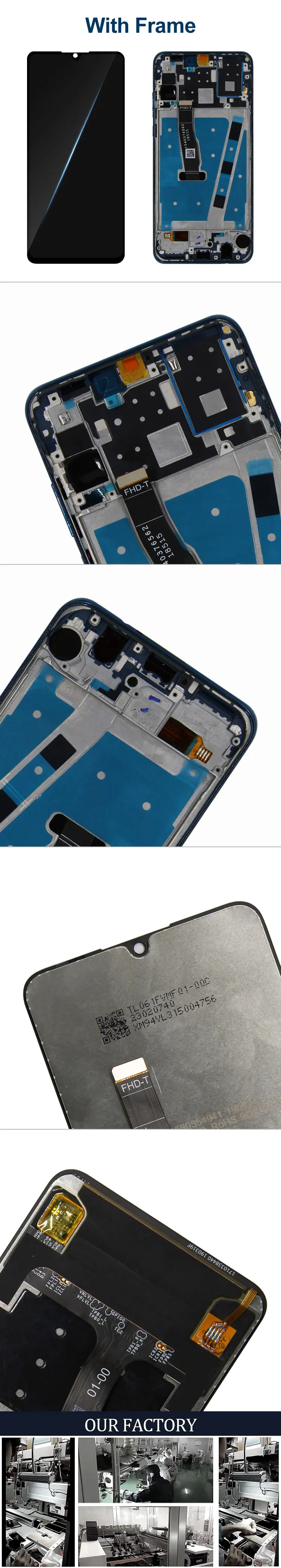2312*1080 ЖК-дисплей с рамкой для HUAWEI P30 Lite ЖК-экран для HUAWEI P30 Lite экран Nova 4e MAR-LX1 LX2 AL01