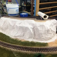 mountain terrain gypsum production model building materials landscape model train railway layout scenery diy miniature dioramas