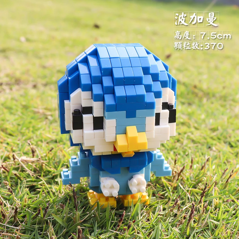 Сквиртл чармандер строительные блоки фигурка Пикачу маленькая модель