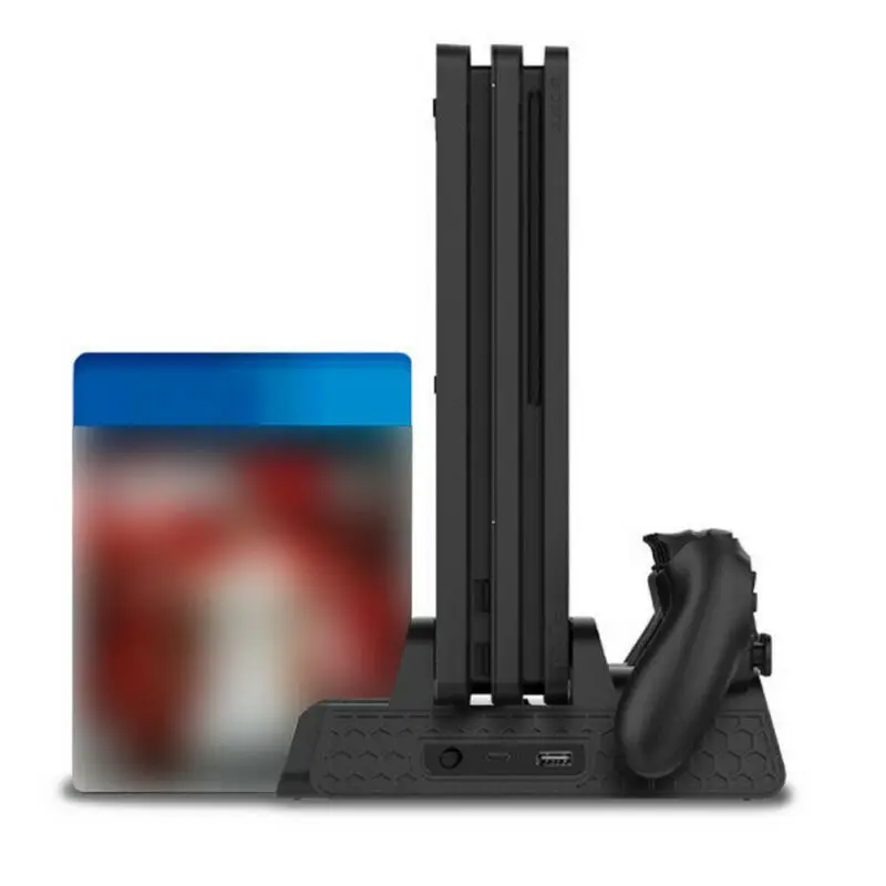 Для sony PS4/PS4 Slim/PS4 Pro Многофункциональный охладитель Вертикальная охлаждающая