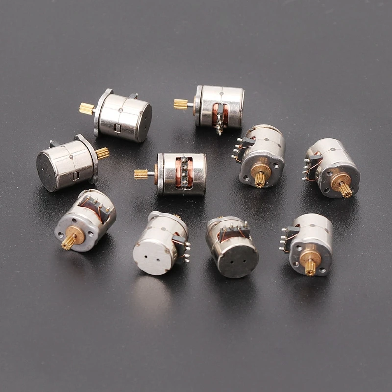 

10Pcs 3V 2 Phase 4 Wire Dia.8mm Stepper Motor Micro For Digital Products Camera