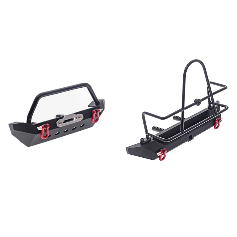 

Metal Bumper with Spare Tire Carrier for 1/10 RC Crawler Axial SCX10 III AXI03007 90046 TRAXXAS TRX4