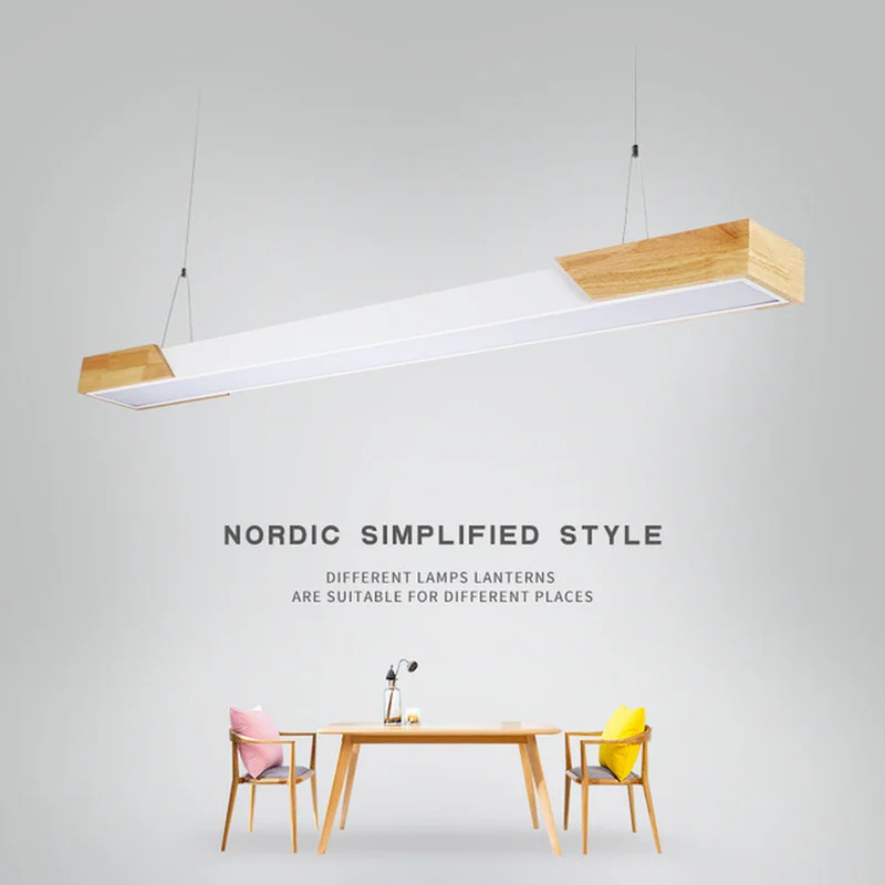 Modern fashion Wood+rion bar Cafe Restaurant pendant lamp study office aisle corridor living room dining Chandelier light | Освещение