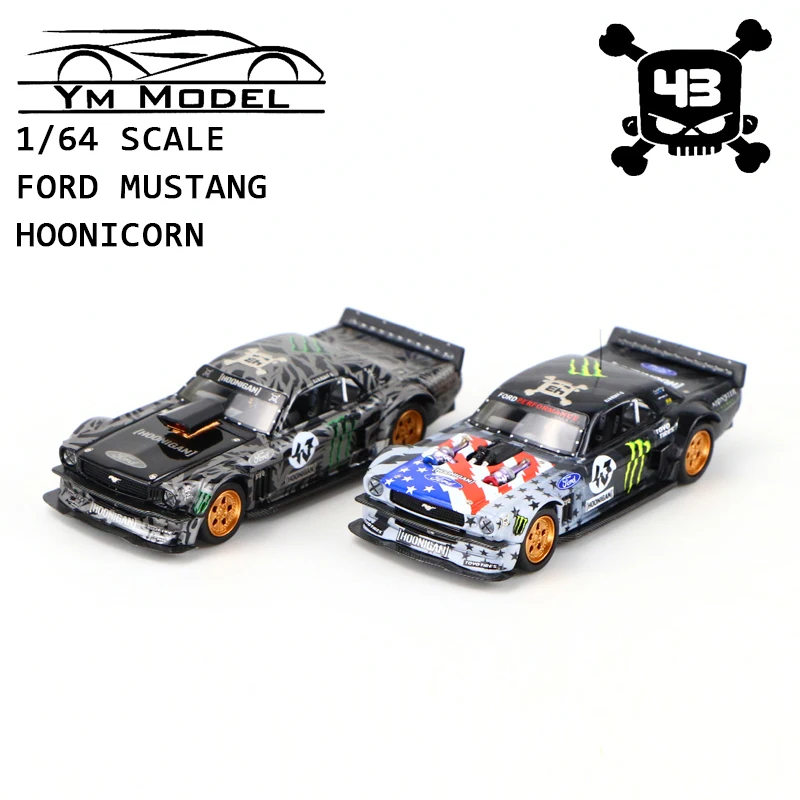 1:64 масштаб YM модель Кена блокса 1965 FORD MUSTANG HOONICORN многоцветная | Игрушки и хобби