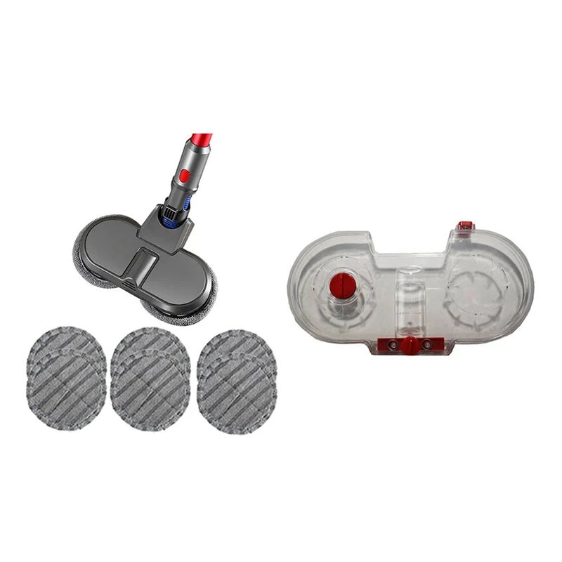 

Электрический пылесос с резервуаром для воды для Dyson V7 V8 V10 V11 и электрической щеткой для мытья + ткань для пылесоса
