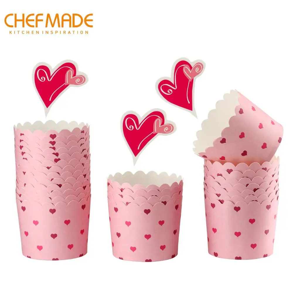 Стаканчик для выпечки маффинов 25 штук сертифицирован FDA|Принадлежности выпечки| |