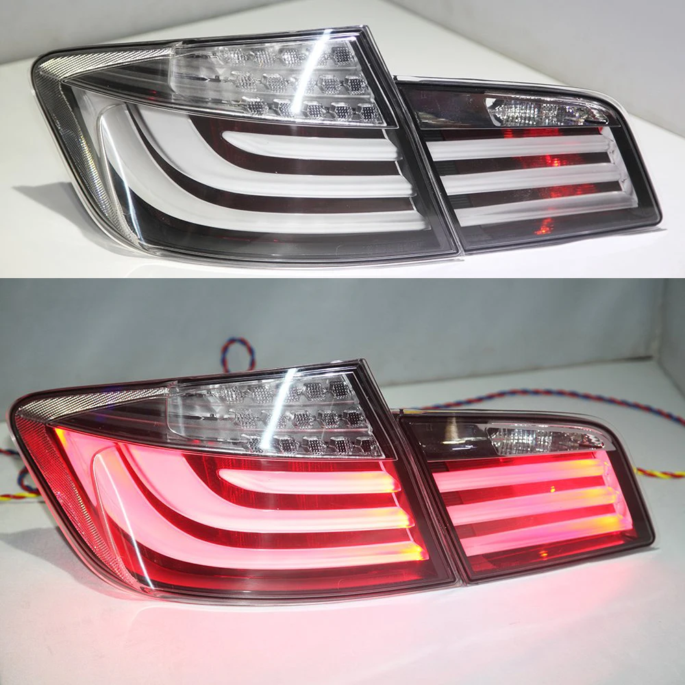 4 шт. для BMW F10 F18 520 525 530 535i Светодиодные ленты хвост светильник s задний фонарь