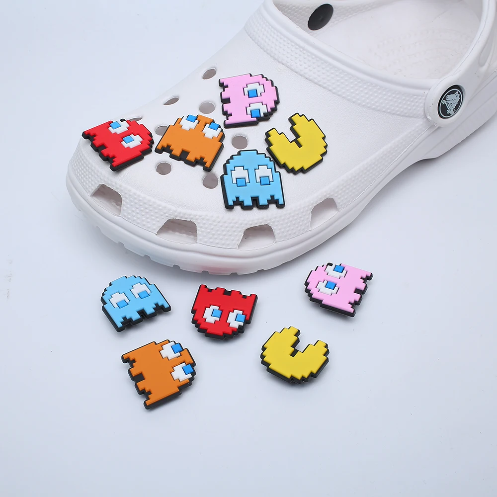 

Novelty Sale 5pcs PVC Game Shoe Charms Shoe Accessories Shoe Decoration for Croc JIBZ/ Wristbands Kids Party Xmas Hot Sale