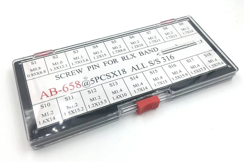 Бесплатная доставка 90 шт. винтовые шпильки для универсальных RLX ремешки