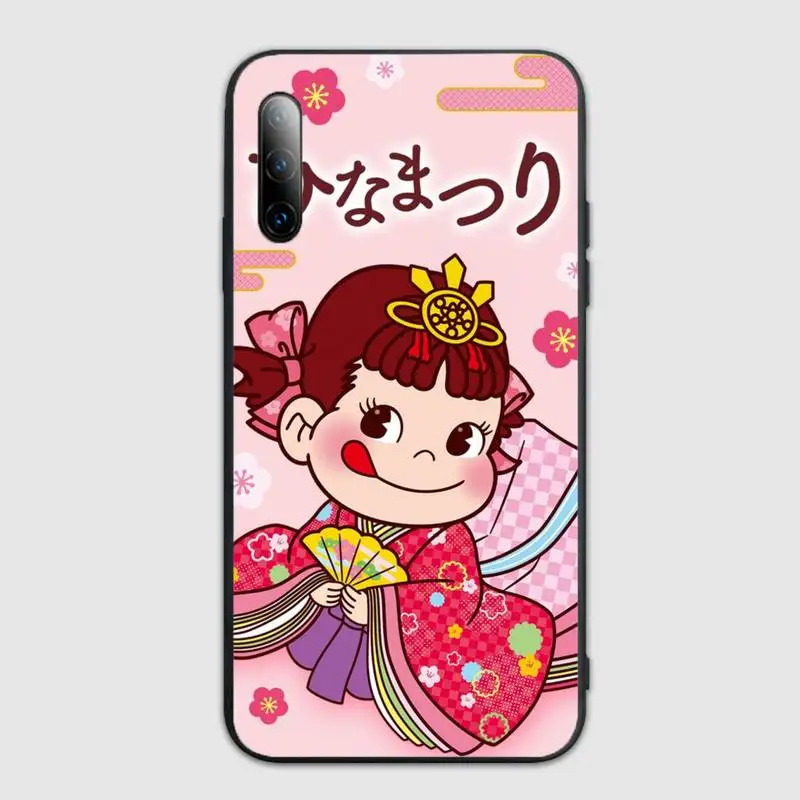 

dessert cute cartoon Peko milky Phone Case For Samsung S note S10E 6 7 8 9 10 20 plus edge lite Cover Fundas Coque