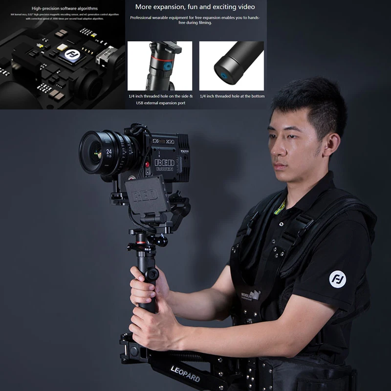 3-осевой стабилизатор FeiyuTech AK2000 Ручной Стабилизатор с полезной нагрузкой 2 8 кг для