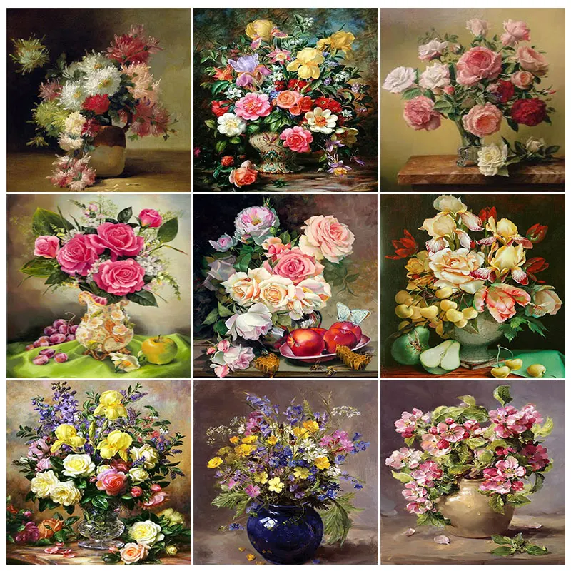 

Photo Custom Full Round flowers Diamond Painting 5d Diamond Embroidery Cross Stitch Diamond Mosaic Kits 2020 Home Decor Gift