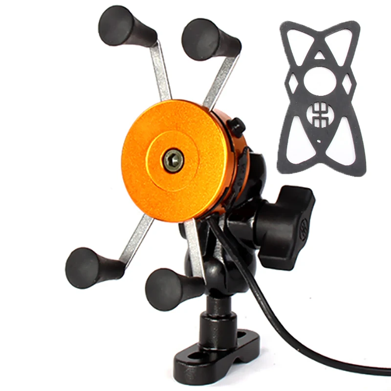 Мотоцикл MOTOWOLF держатель телефона мобильный телефон USB зарядка поддержка