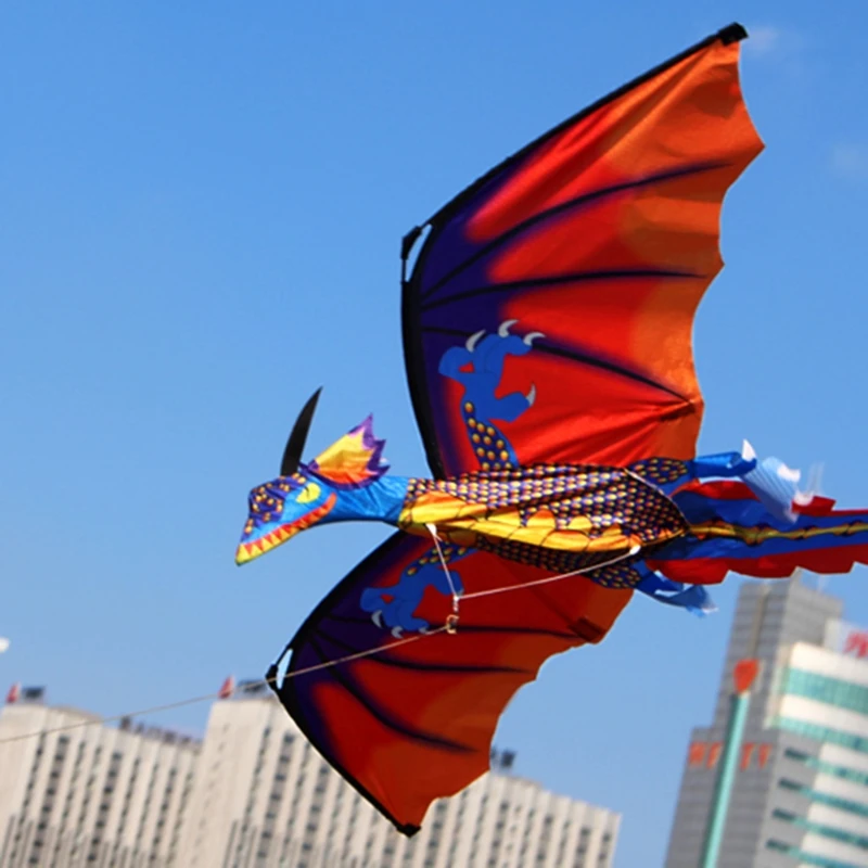 

3D Stereo Dinosaur Kite (with Line),New 3D Dragon Kite With Tail Kites For Adult Kites Flying Outdoor 100m Kite Line