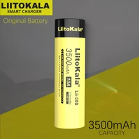 liitokala 18650 battery lii 35s lii 31s 3 7v li ion 3500mah 3100ma power battery for high drain devices