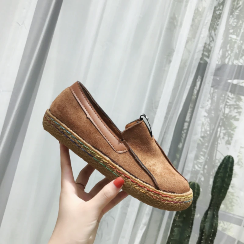 

Designer Luxury 2020 New Single Shoes women's Large Size Flat Bottoms women's Shoes Round Head Comfortable LOVE Lazy Shoes