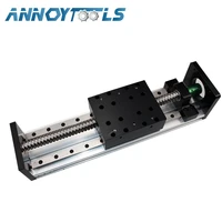 gx80 electric linear rail guide ballscrew slide stage precision cross slide aluminum alloy manual sliding table for cnc z axis