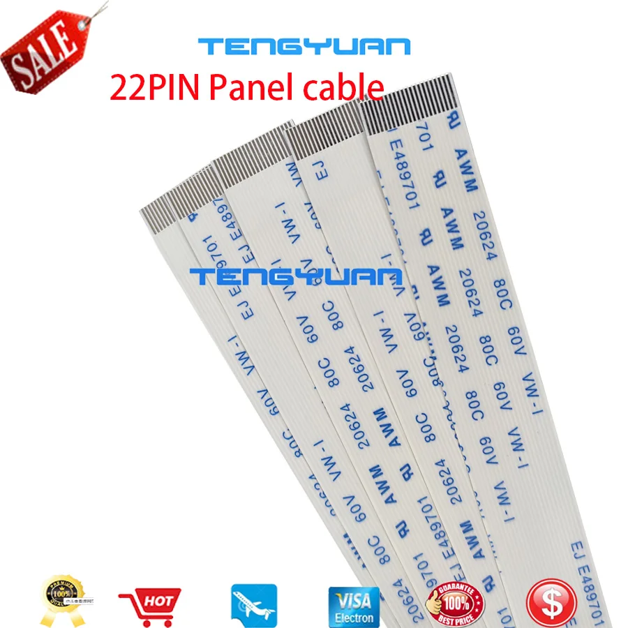Панель управления 5X C5F98-60104 RK2-6943 RK2-6943-000 22PIN Гибкий плоский кабель FFC Для HP M402 M403 M426