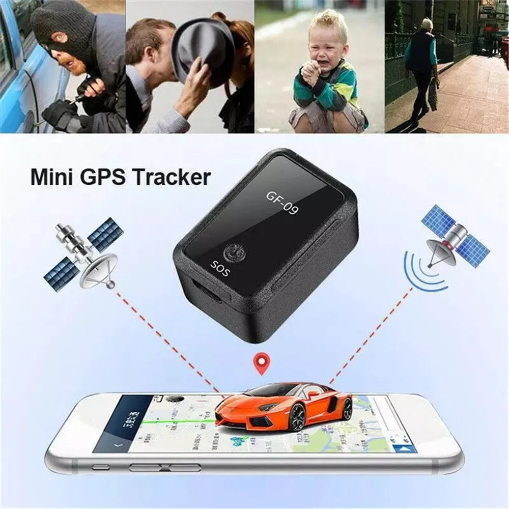 Gf-09 GPS трекер приложение противоугонное устройство Wi-Fi Lbs Gsm Gprs локатор магнитного