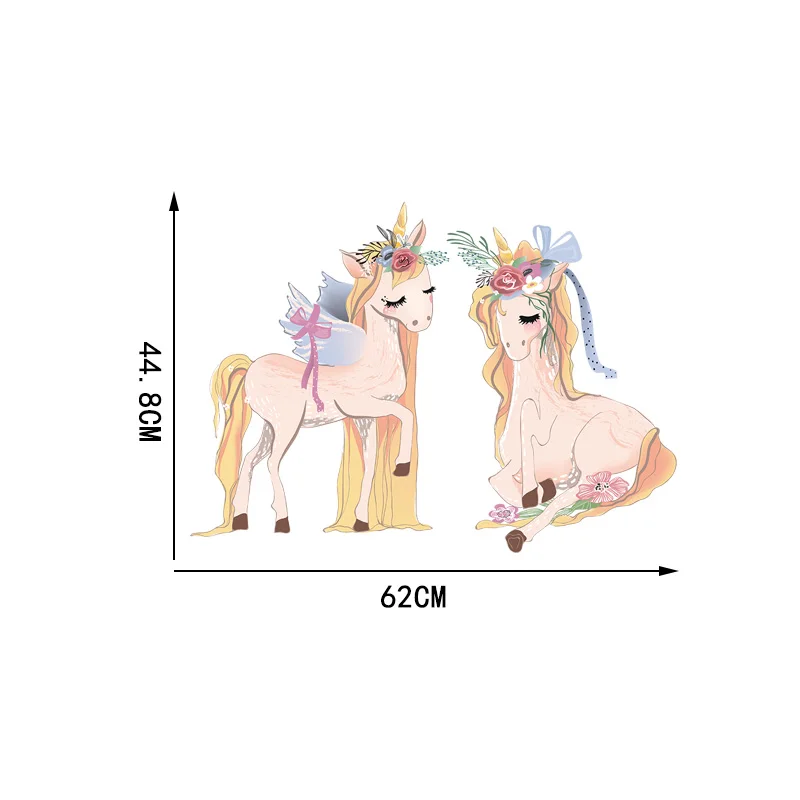 

YOJA 6244.8CM Nice Cartoon Deer Home Bedroom Wall Decor Modern Art Kids Room Stickers 8WS0315
