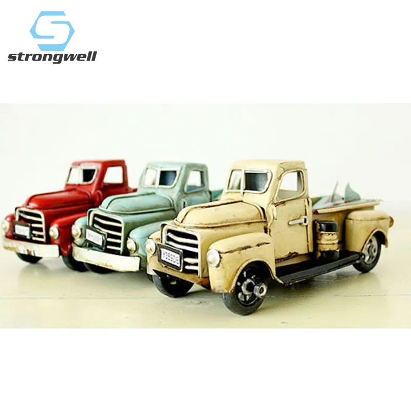 Железная модель автомобиля Strongwell старинная ностальгия грузовик аксессуары для