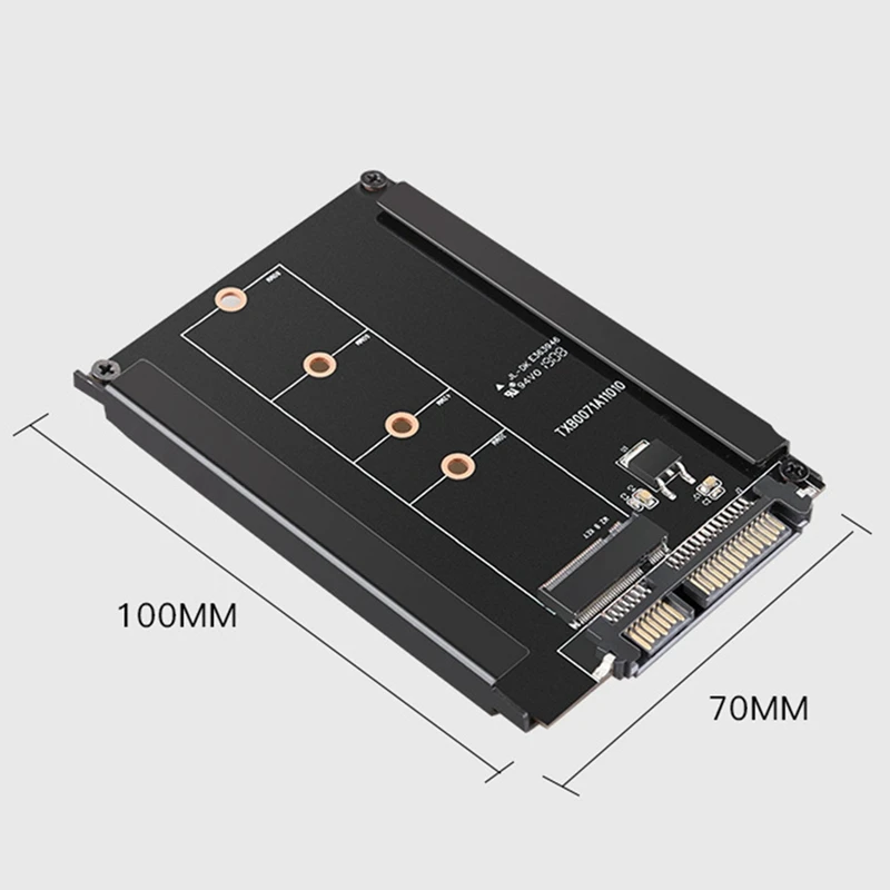 

Bkey Expansion Card M.2 to SATA3.0 22Pin Adapter Card 2.5 Inch SSD Interface Conversion Card