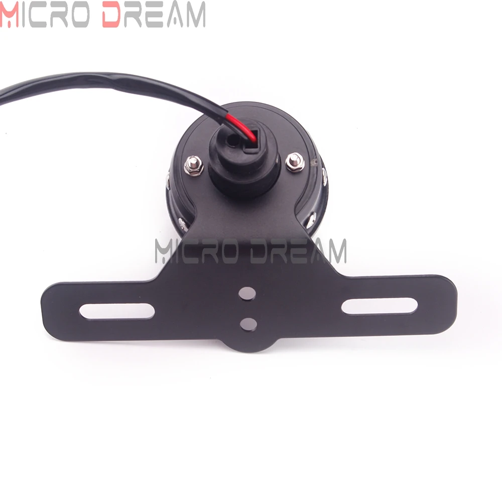 Светильник задний светодиодный стоп-сигнал в стиле ретро для мотоцикла номерной