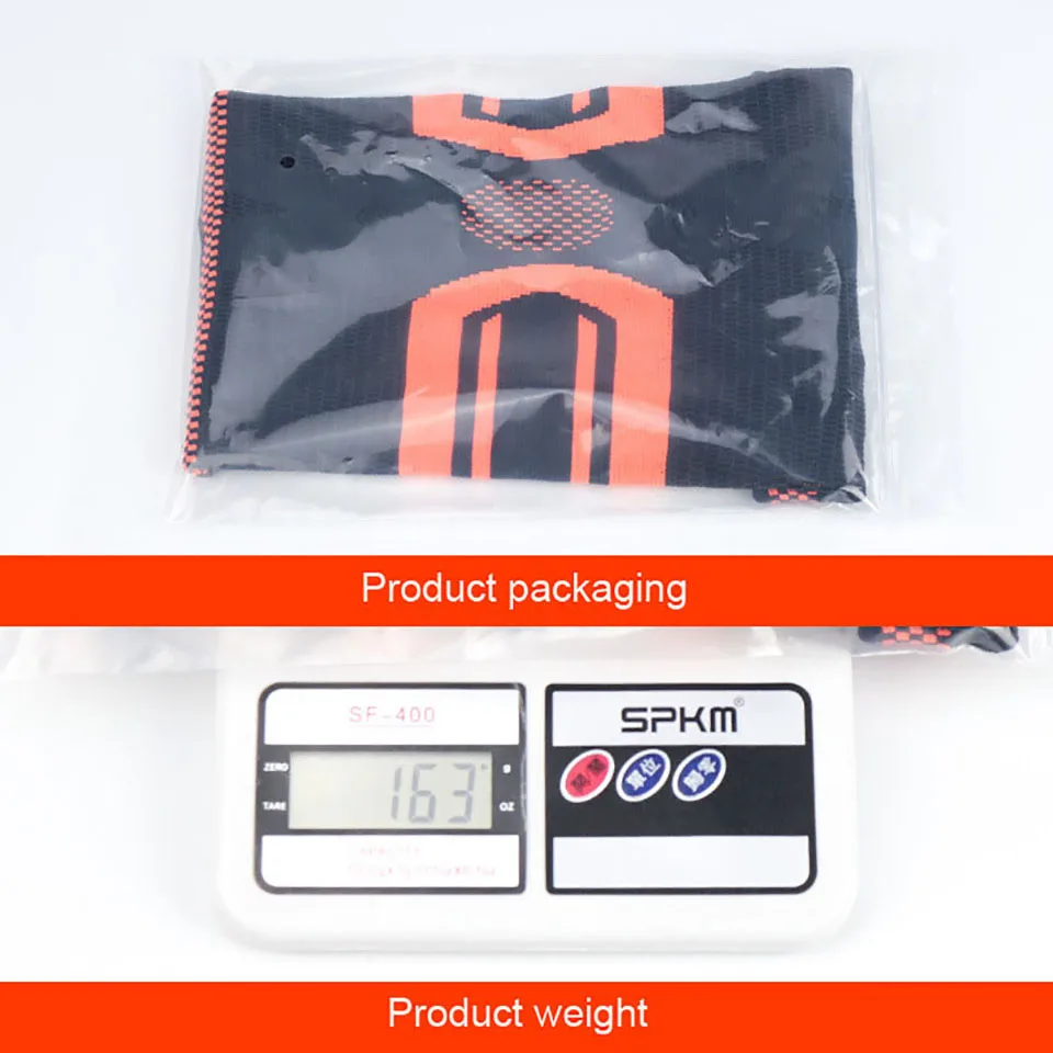 

GOBYGO Sport Support Knee Pads Double Spring Support Wave Silicone Non-slip Strip Silicone Cushion Skin-friendly Knee Protective